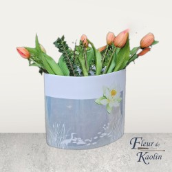 Vase nénuphars moderne