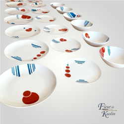 Service d'assiettes inspiré...