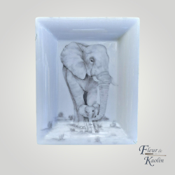 Eléphant et son éléphanteau