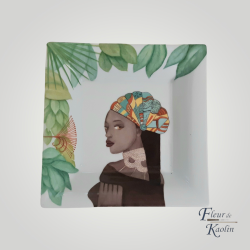 Vide-poche carré : Femme...