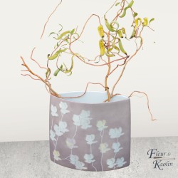 Vase : Fleurs Nacrées