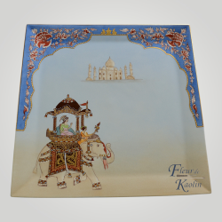 Plat carré - Voyage en Inde...